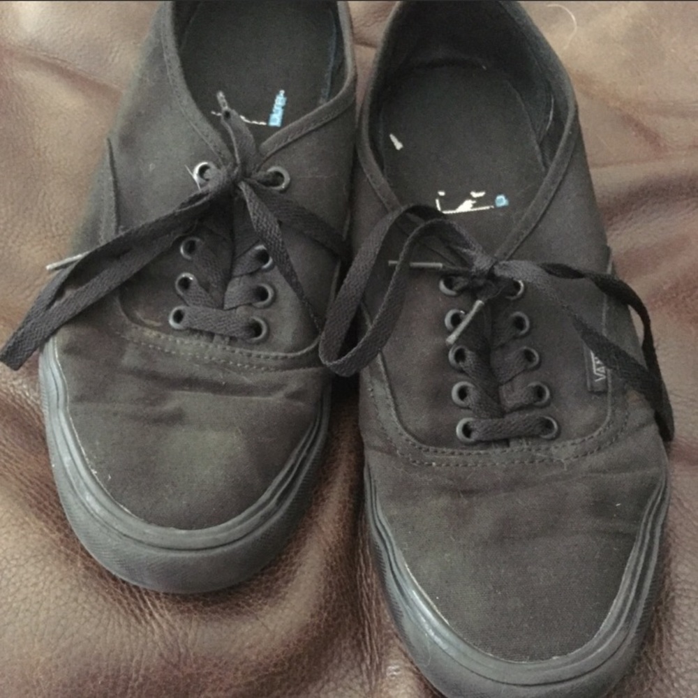 Black Authentic Ultracrush Vans